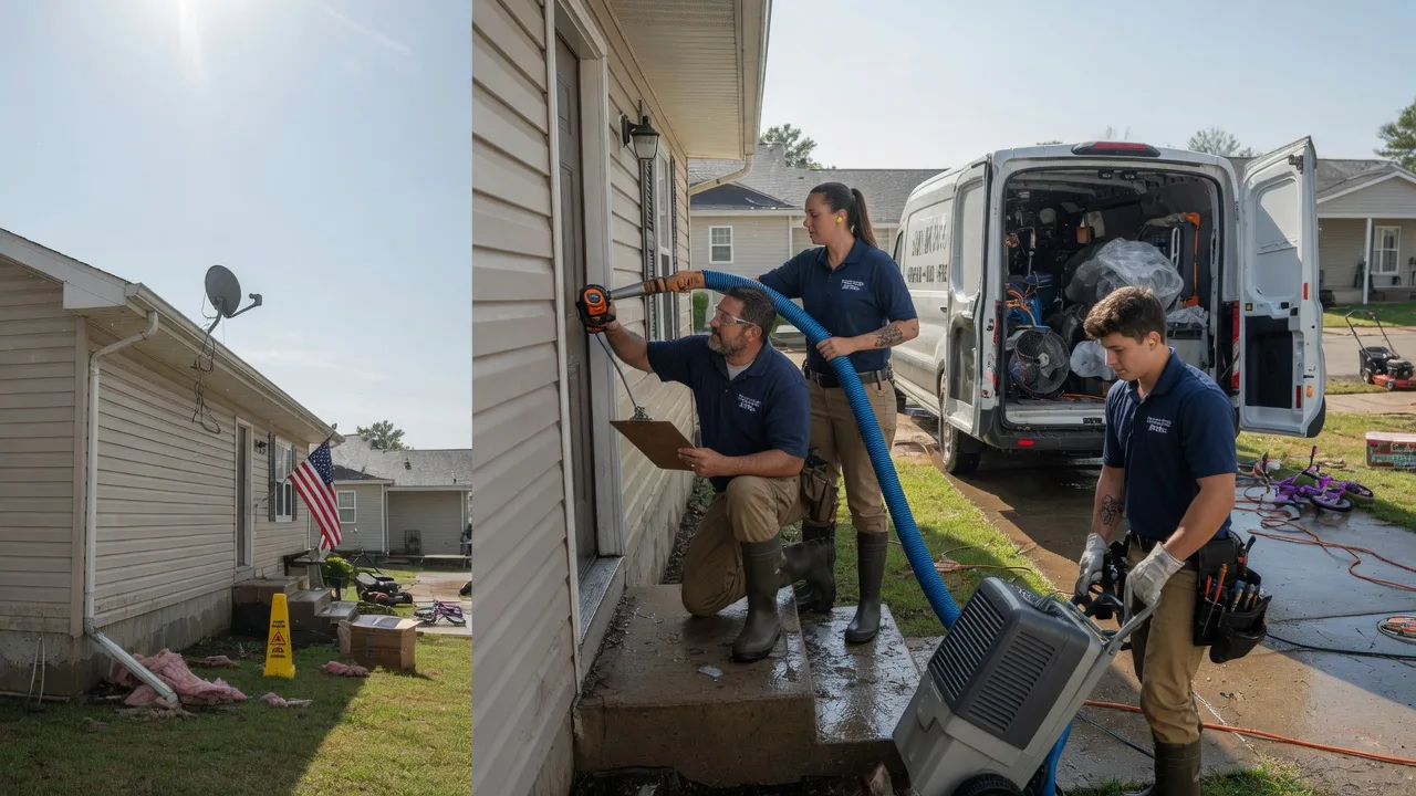 Ceiling Water Damage Restoration in Munday, TX near me